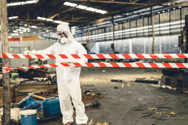 Professional Biohazard technician working in Gray, GA